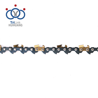 专业电锯链3/8" 16英寸镀钛金色刀片直角锯链