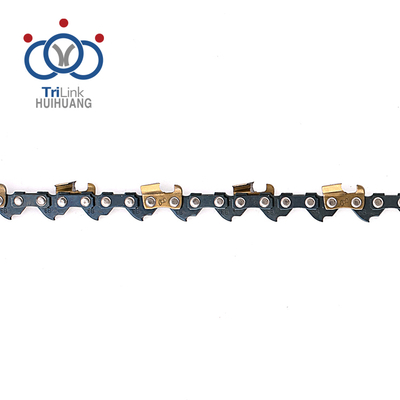 专业电锯链3/8" 16英寸镀钛金色刀片直角锯链